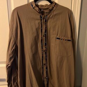 Mexican Men long sleeve Shirt- Guayabera